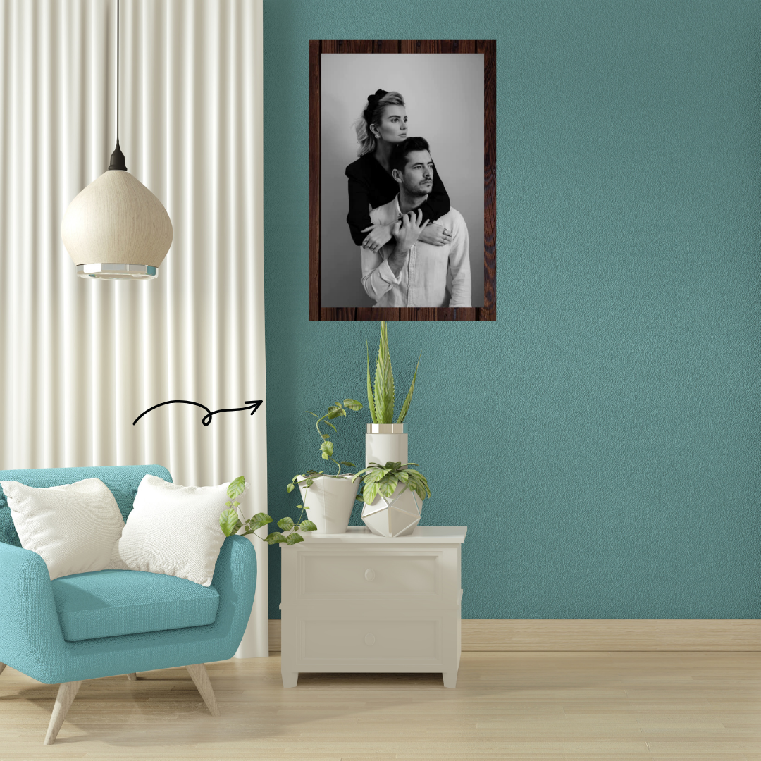 Black & White Portrait with Frame | Special Moment Images